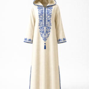 Djellaba marocaine Fessia brodée